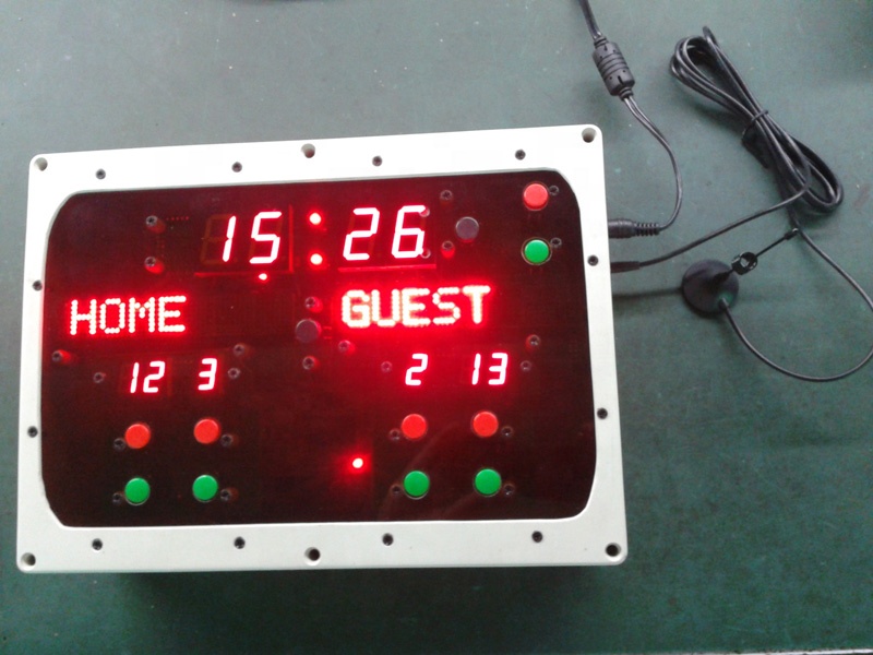 Table Tennis Scoreboard - Uzaktan Kablosuz Elektronik Dijital Futbol Voleybol
