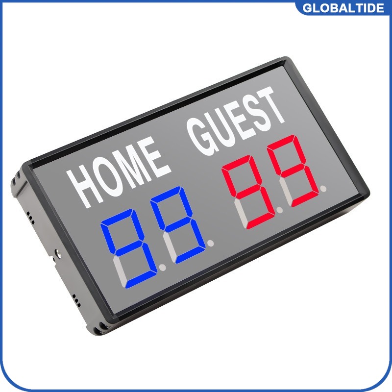 Table Tennis Scoreboard - 4 Haneli LED Elektronik Skorbord, Uzaktan