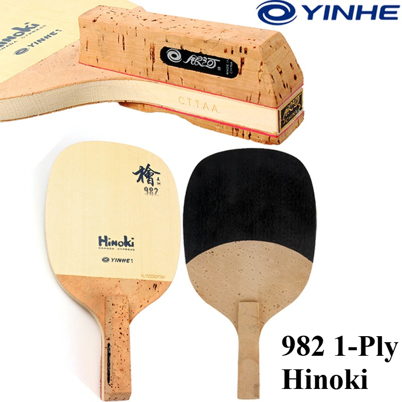 Table Tennis Paddle - YINHE 982 1 Katmanlı Masif Hinoki