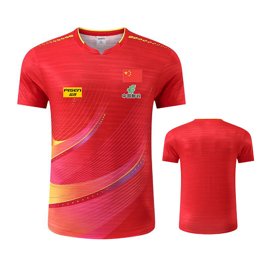 Table Tennis Jersey - Kişiselleştirin Metin Logosu Aisan Fincan Çin