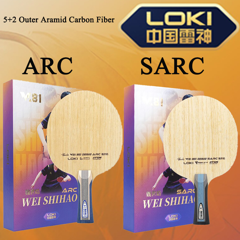 Table Tennis Paddle - Yeni LOKI W81 Serisi ARC SARC