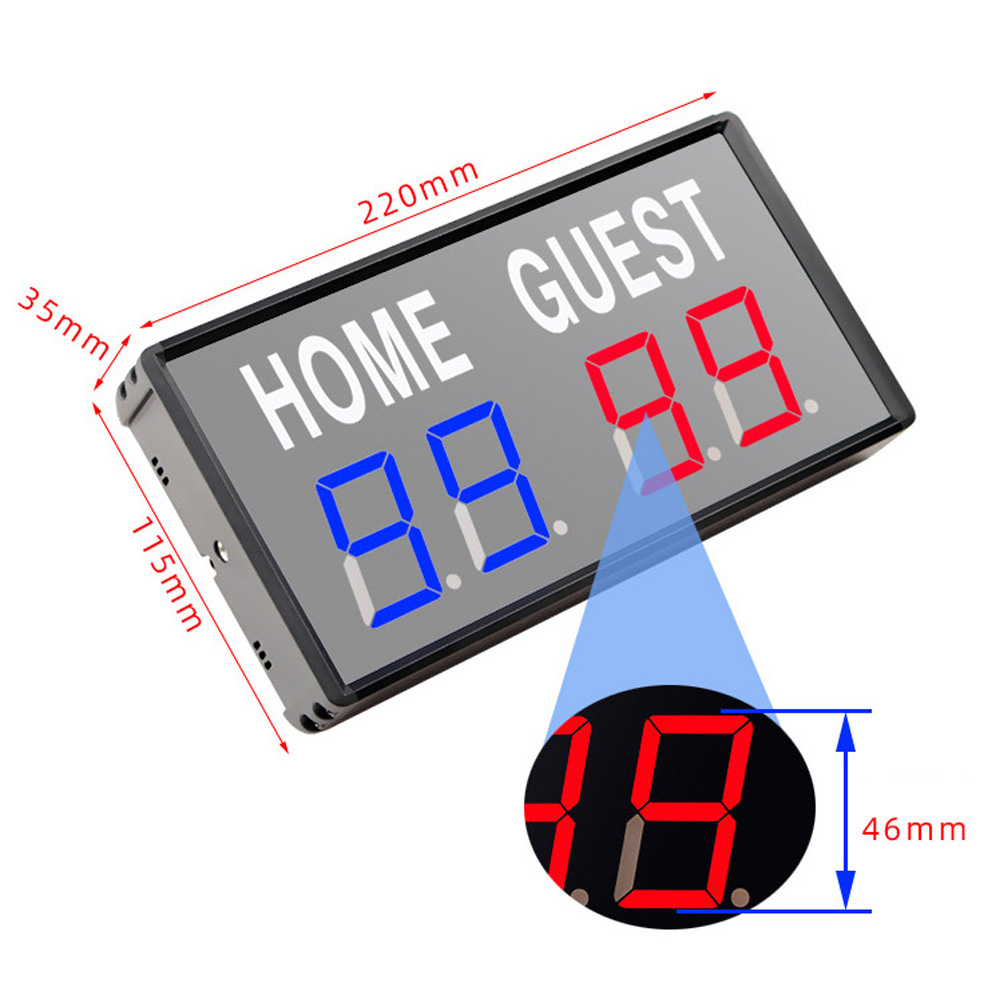 Taşınabilir 4 Haneli LED Skorb - Table Tennis Scoreboard incelemesi ve fiyatı