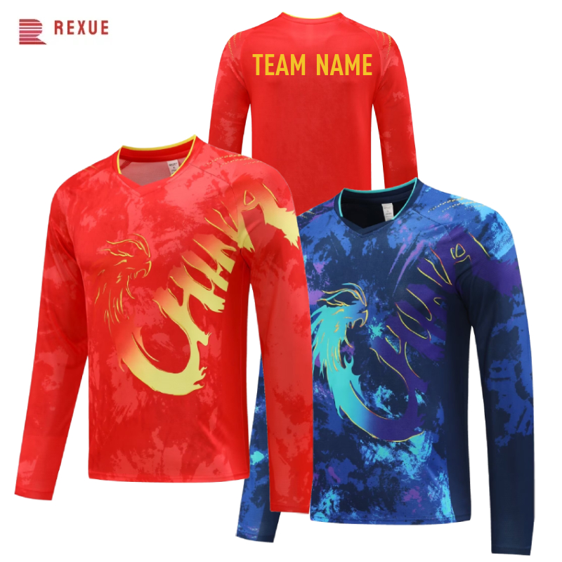 Çin Ejderha Uzun Kollu Masa Te - Table Tennis Jersey incelemesi ve fiyatı